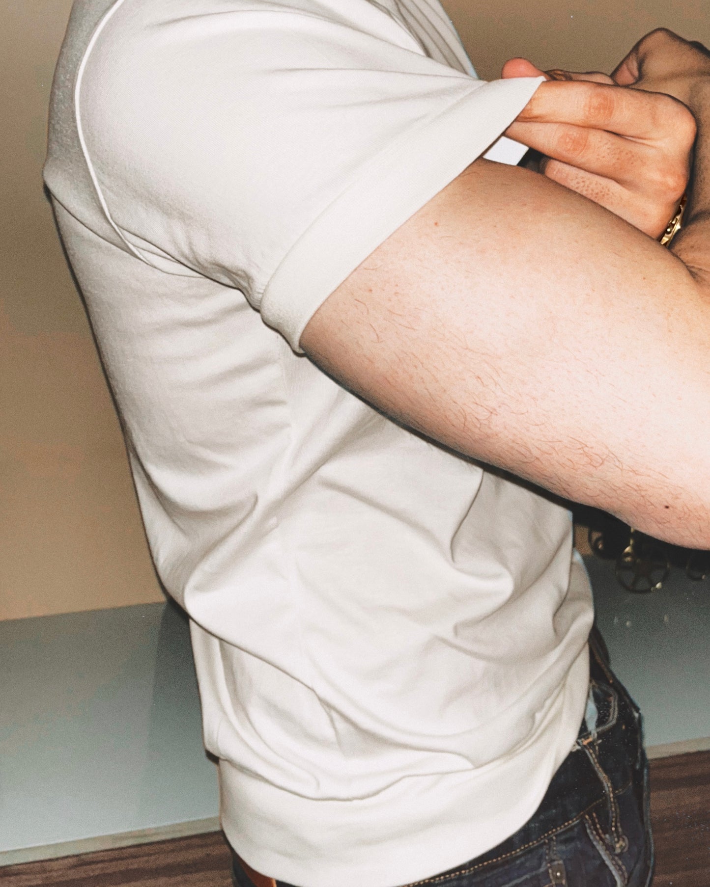 Arrigo Crewneck T-Shirt | White