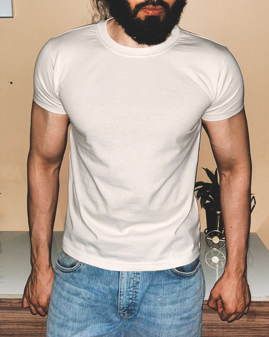 Brawler Compact Crewneck | Warm White