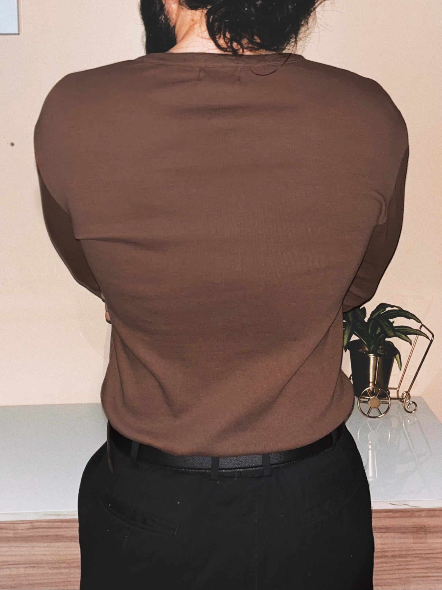 Soldado Ribbed Henley | Brown