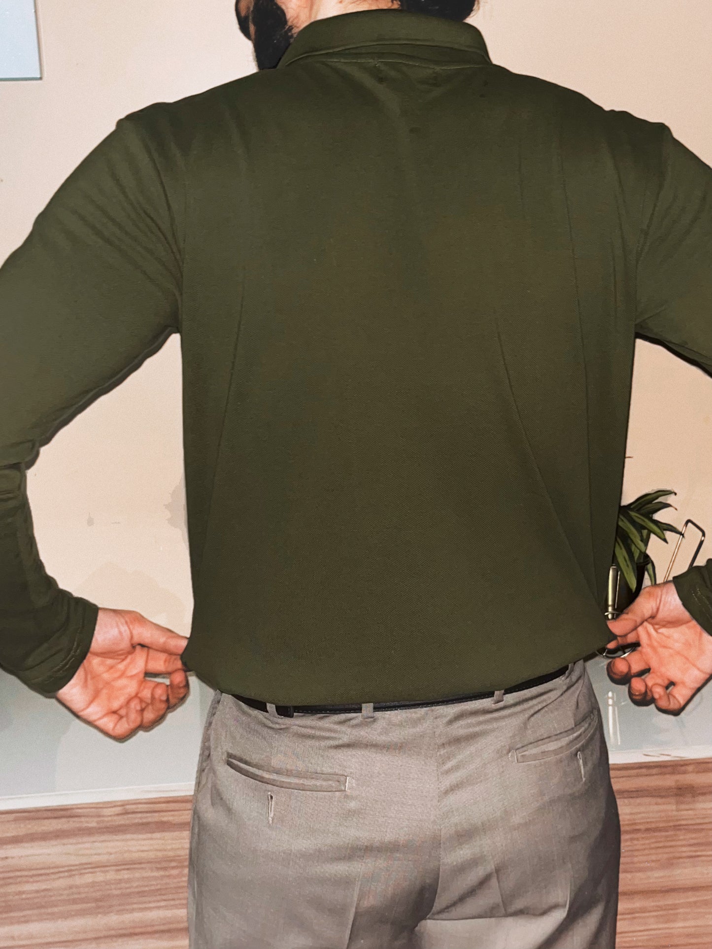 Pique Knit Polo | Warm Olive