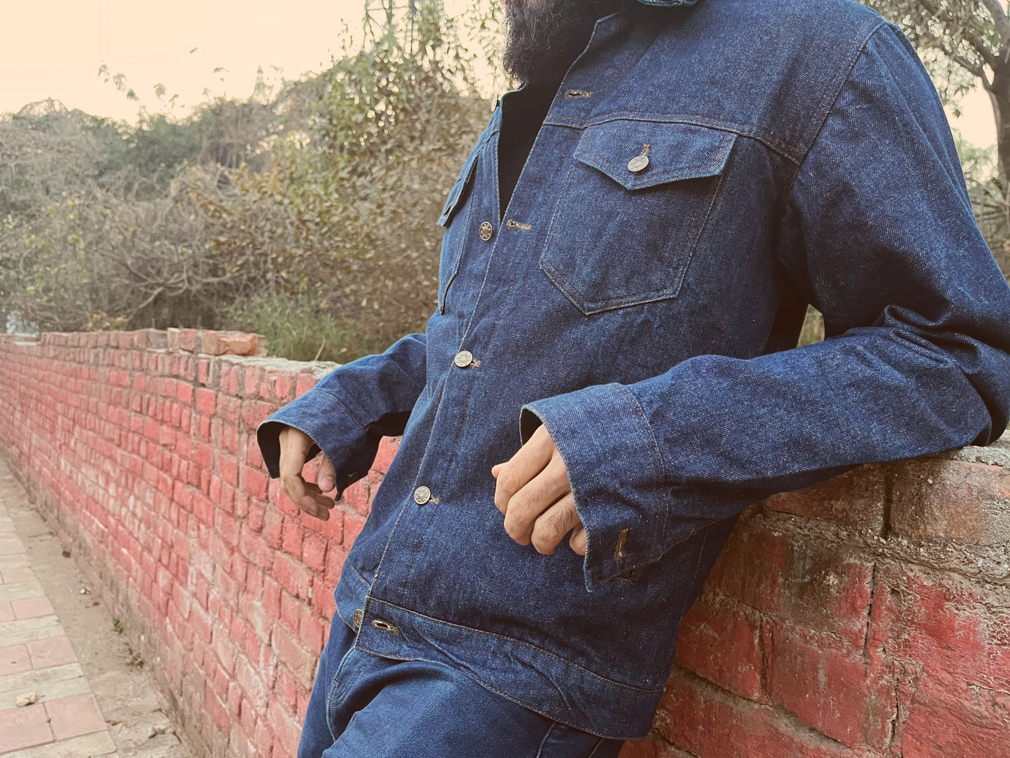 SOS Workwear Raw Denim Jacket