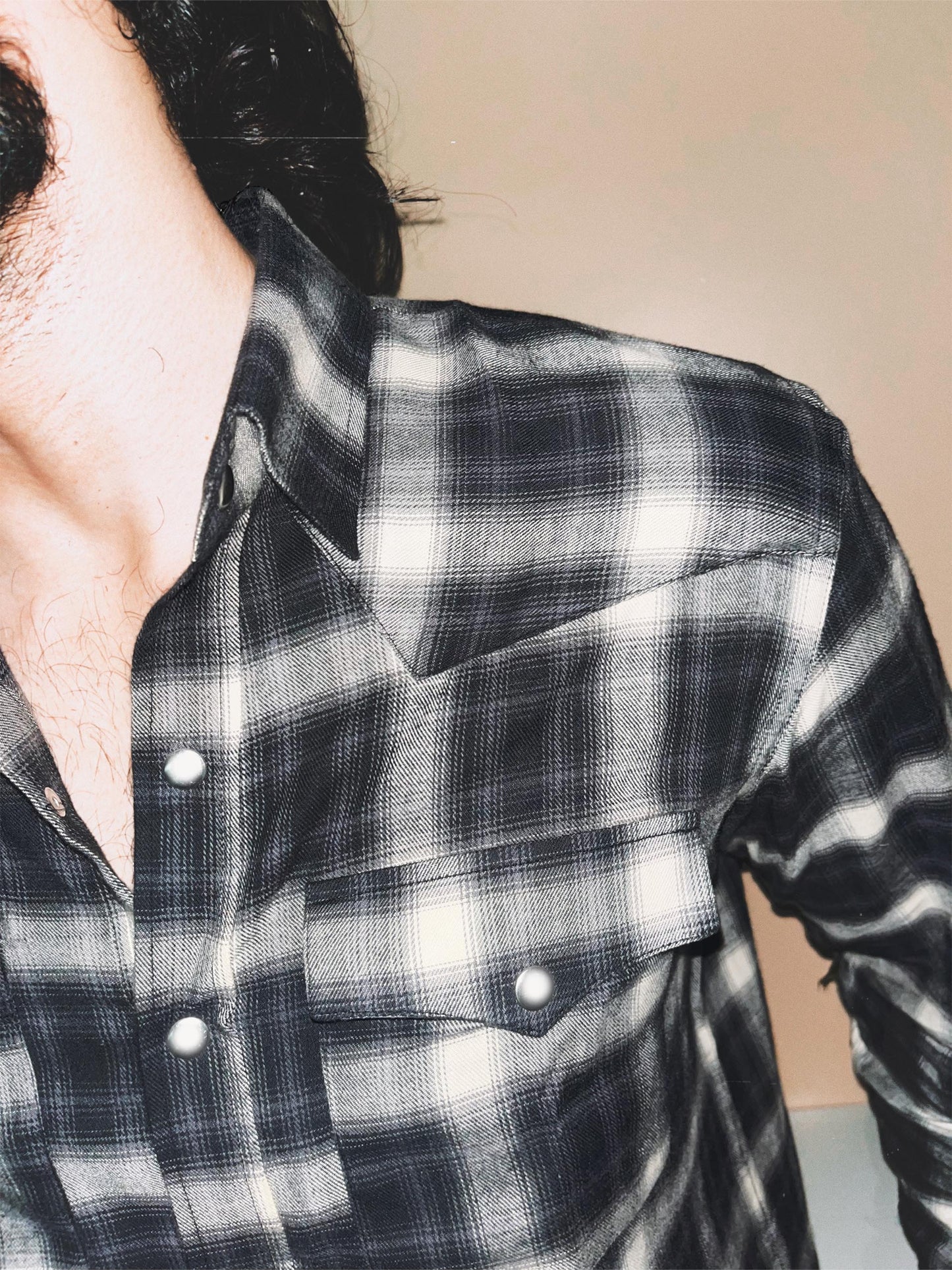 Vaquero Relaxed Fit Shirt | Black / Cream